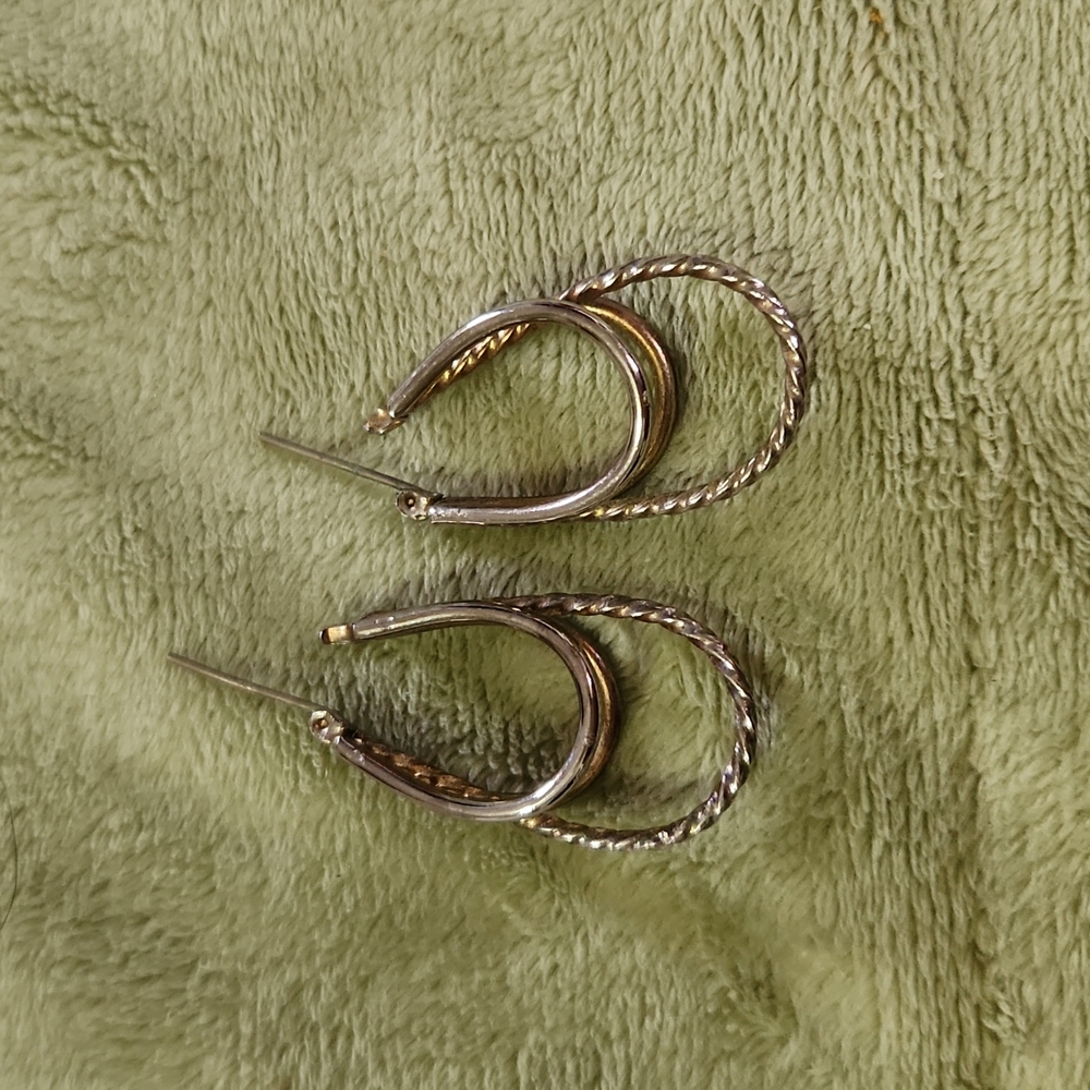 Horseshoe shaped earrings